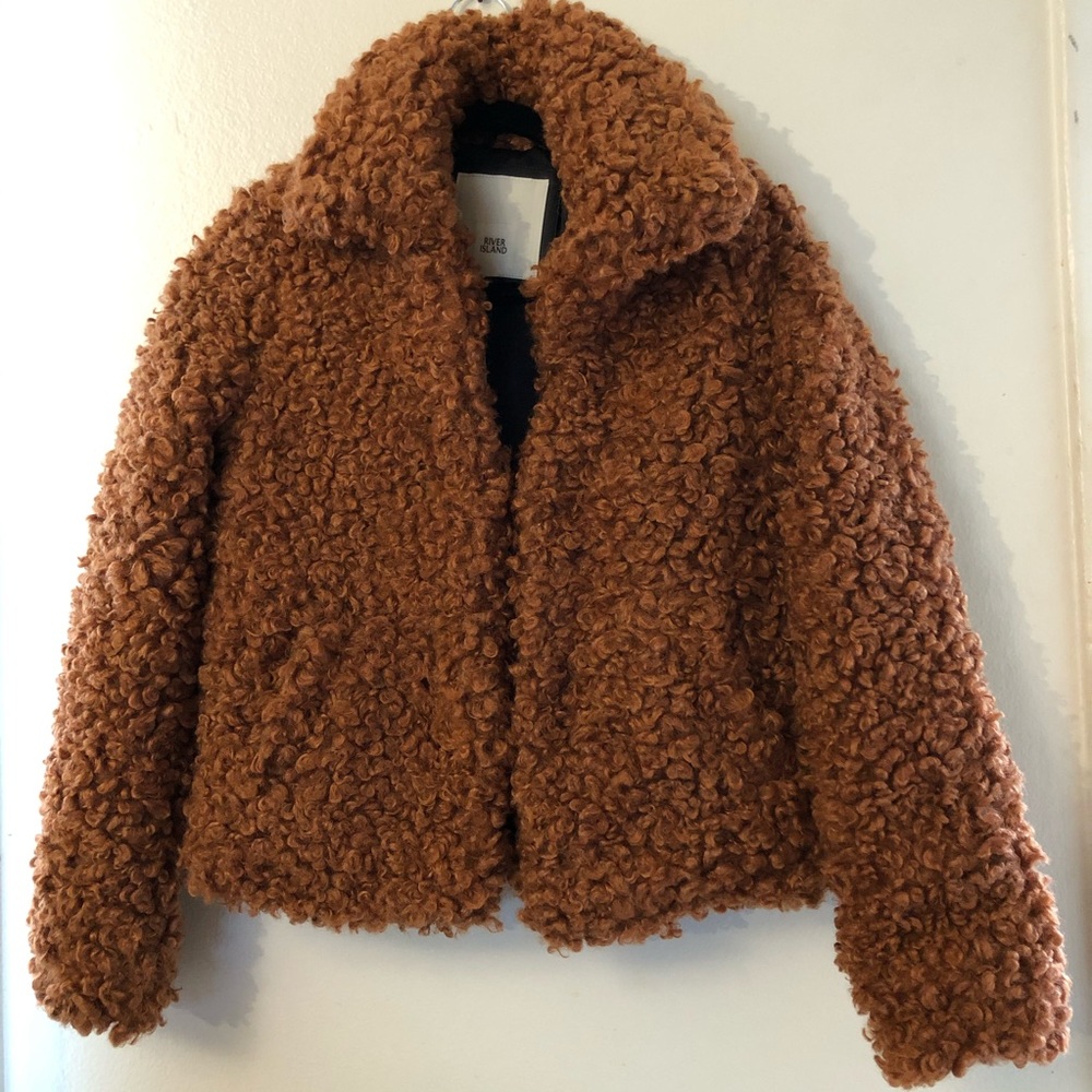River Island brown amber jacket